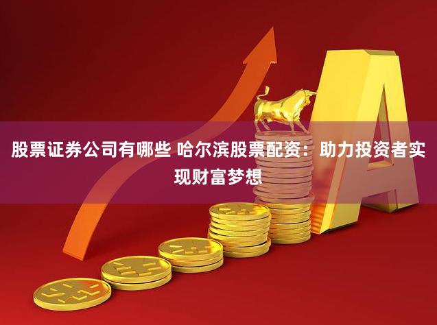 股票证券公司有哪些 哈尔滨股票配资：助力投资者实现财富梦想